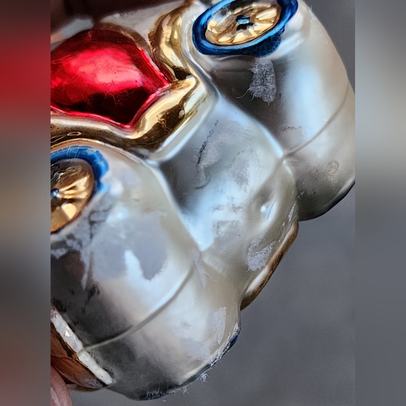 Vintage Poland Mercury Glass Car Christmas Ornament - Picture 5 of 12